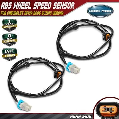2x Rear ABS Wheel Speed Sensor for Chevrolet Epica 2006 Suzuki Verona 2004-2006 - Image 1 of 4