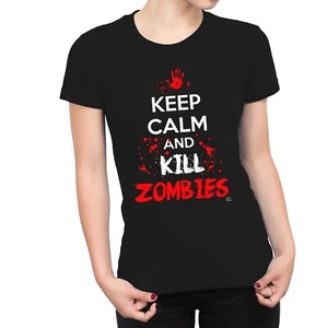 Camiseta para mujer Keep Calm and Kill Zombies 1Tee - Imagen 1 de 20