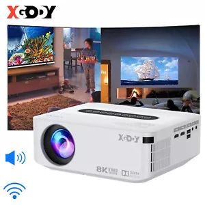 Prawdziwy projektor 4K 25000LMS 1080P Full HD Projektor WiFi LED Kino domowe HDMI Bluetooth - Zdjęcie 1 z 12