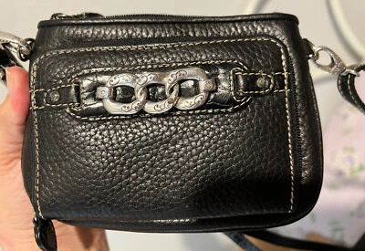 Bolsa tiracolo BRIGHTON PETITE MINI ORGANIZADOR MGPPB ornamentada PRATA discoteca/noite - Imagem 1 de 4