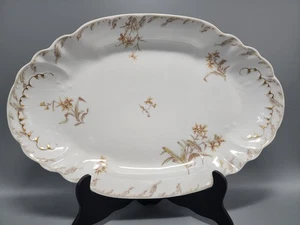 Vintage oder Antik CFH GDM Limoges Wiesenblumen Platte - Bild 1 von 9