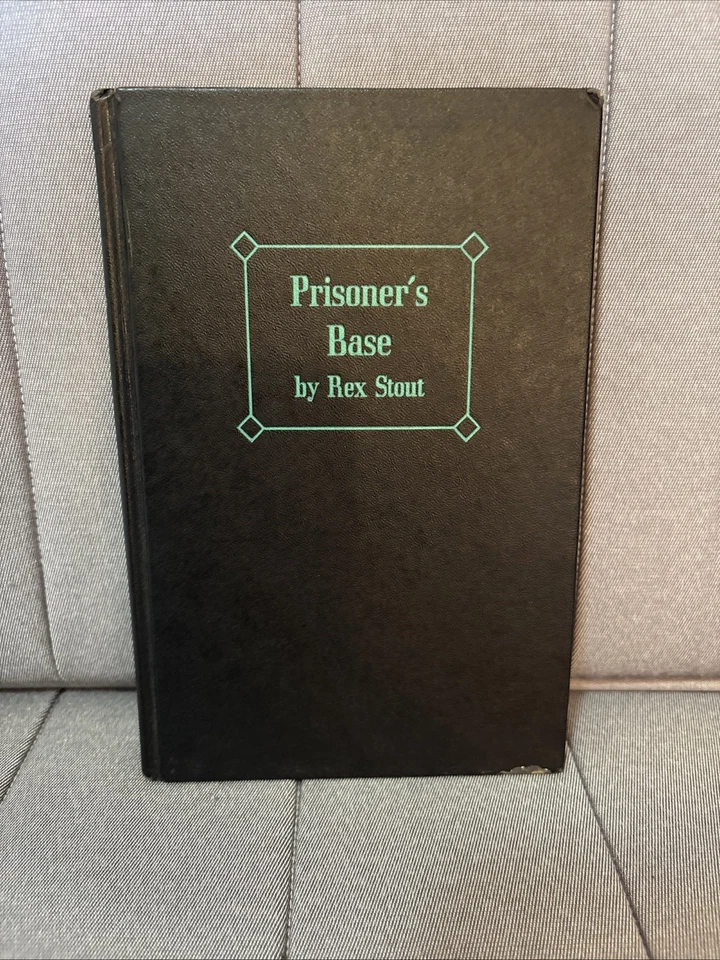Prisoner's Base by Rex Stout 1952 Viking First Edition, Hardcover Foto 1 de 4