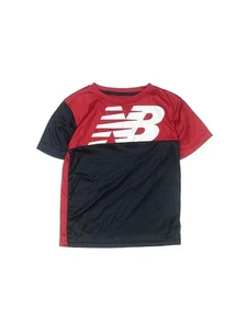 New Balance Girls Red Active T-Shirt 7 - Picture 1 of 2