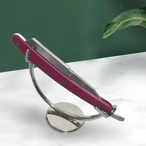 Razor Stand, Curved Stand, Shaving Stand, Polished - Picture 1 of 7