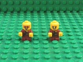 Lot of 2 Lego Movie 2 Sewer Baby Minifigures Reddish Brown 853865 Babies Pair B5