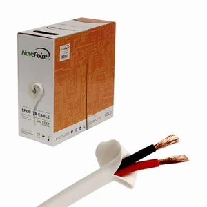500FT Speaker Wire 14AWG CONDUCTOR CL2 2 Conductor In Wall Audio Cable 14/2 BULK - Picture 1 of 3
