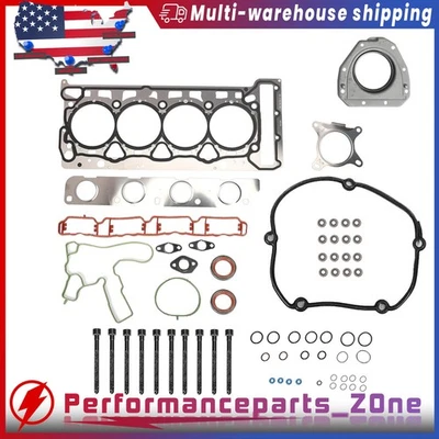 Juego completo de juntas pernos de cabeza para Audi A3 A4 A5 VW Jetta Passat 2.0 DOHC 2008-2011 Foto 1 de 4