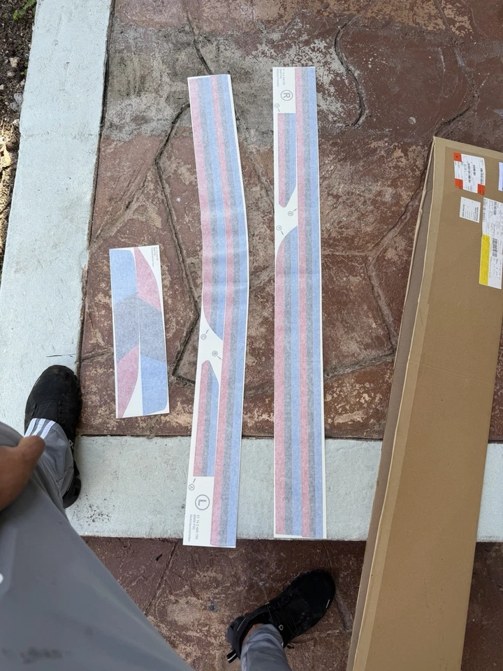 Juego de calcomanías originales BMW M Performance M a rayas - F90 M5 - Foto 1 de 1