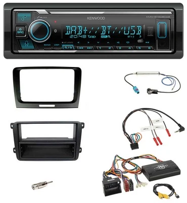Kenwood Bluetooth Lenkrad DAB USB Autoradio für Skoda Superb 08-15 40pin schwarz - Bild 1 von 4