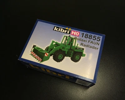 kibri 18855 Baukasten Polizei FAUN Radlader H0 1:87 - Bild 1 von 2