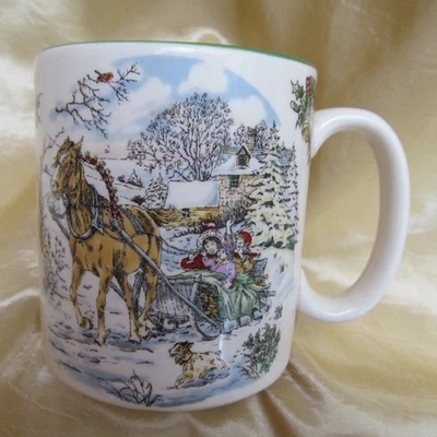 Spode World of Christmas Mug 2nd In Series Carolling Rare 2006 Jingle Bells VGC - Image 1 of 4