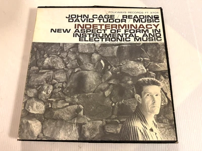 JOHN CAGE / DAVID TUDOR Indeterminacy 2xLP BOX 1959 Folkways FT 3704 NO BOOKLET! Foto 1 de 4