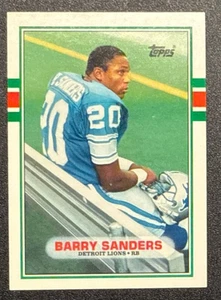 1989 Topps Traded #83T Barry Sanders ROOKIE CARD RC DETROIT LIONS HOF NRMT-MT - Bild 1 von 3