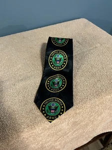 STEVEN HARRIS UNITED STATES ARMY MENS DRESS TIE 3.5" WIDE - Picture 1 of 3