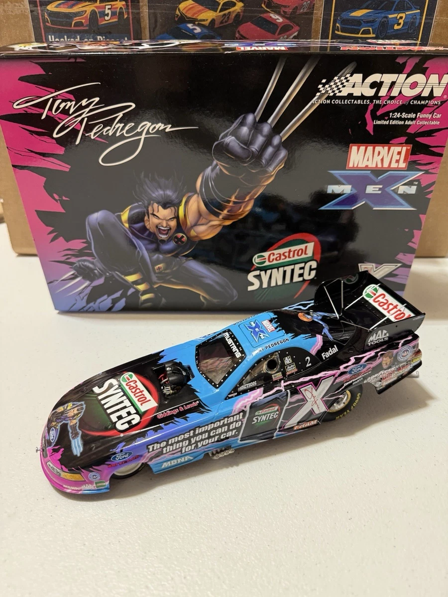 KISS トニー・ペドレゴン Castrol Syntec ファニーカー NHRA Tony PEDREGON Drag RACING Top Fuel NITRO 1:24 Diecast KISS