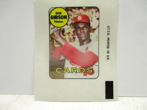 1969 Topps Aufkleber Bob Gibson NM - Bild 1 von 3