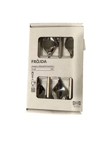 IKEA FROJDA FRÖJDA Salat-/Dessertgabel Edelstahl 4 Stück 5 1/2" 205.814.46 - Bild 1 von 3