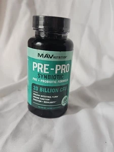 MAV Nutrition Probiotic & Prebiotic Synbiotic - Gut and Digestive Health 12/25 - Picture 1 of 4