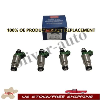 4Pcs Denso Fuel Injectors For 1992-2000 Toyota Camry 2.0L 2.2L I4 23250-74100 Foto 1 de 4