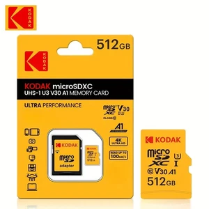 KODAK Micro SD Karte 256GB 512GB Klasse 10 U3 4K High-Speed Speicherkarte 🇩🇪 - Picture 1 of 9