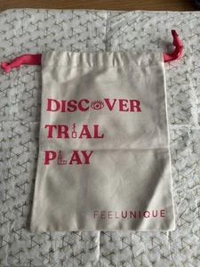 Bolsa de almacenamiento de viaje Feel Unique pequeña con cordón 100 % algodón bolsa de lona - Imagen 1 de 2