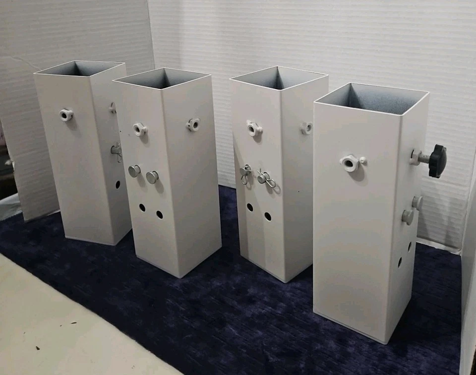 Elevadores de cama de dormitorio universitario de acero al carbono elevador de cama de metal cuadrado alto  Foto 1 de 4