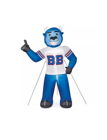 7' Air Blown LED Inflatable NFL Buffalo Bills Billy Mascot Yard Decor Cover