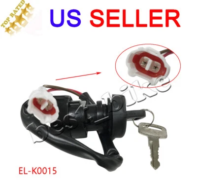 Interruptor de llave de encendido para Yamaha Wolverine 350 YFM350 2002-2009 ATV Foto 1 de 2