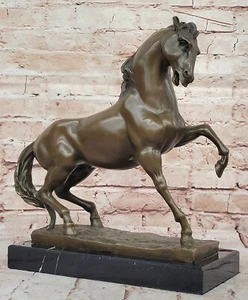 Bronze Sculpture Statue of Horse Signed by Milo Stunning Equestrian Artwork Sale - Picture 1 of 10