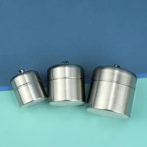 Titanium Multi Tools Waterproof Portable Medicine Bottle Key Pendant Box EDC Kit - Picture 1 of 14