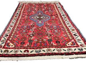 Exklusiver Handgeknüpfter Orientteppich Hamadan 95x60 cm carpet rug - Bild 1 von 18