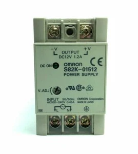 OMRON S82K-01512 POWER SUPPLY INPUT 50/60Hz - Picture 1 of 4