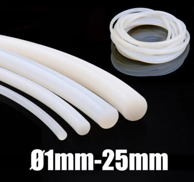 Silikon Schnur Rundschnur Meterware Industriequalität - 60 bis 180°C  Dichtung - Bild 1 von 4