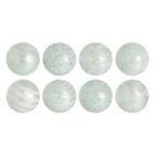 LOLAhome Set of 8 Decorative Balls with Mosaic of Capiz Mint Green