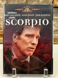 SCORPIO 1973 BURT LANCASTER ALAIN DELON PAUL SCOFIELD COLLOR PG NEW & SEALED DVD - Foto 1 di 3