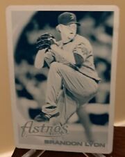 Brandon Lyon - 2010 Topps Printing Press Plate - 1/1 - Houston Astros