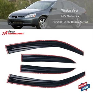 Window Visor For Honda Accord 2003 2004 2005 2006 2007 Vent Shades Guard Acrylic - Bild 1 von 7