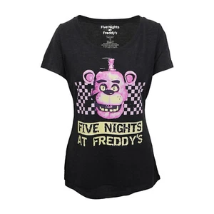 Five Nights At Freddy's Kariertes T-Shirt Damen - Bild 1 von 2
