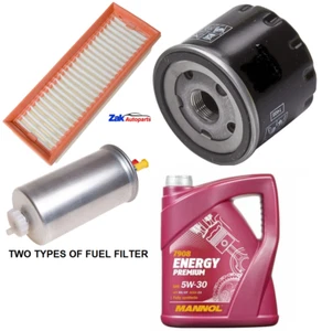 FOR DACIA DUSTER 2010-2018 1.5 DCi OIL AIR FUEL FILTER & ENGINE OIL SERVICE KIT - Picture 1 of 5