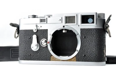 Leica M3 DS Telémetro Doble Carrera Cámara de Película Cuerpo Cromo Año 1955 ... - Imagen 1 de 4