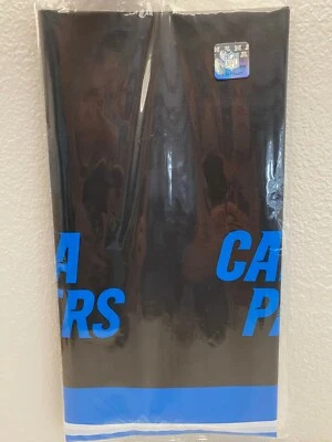 NEW CAROLINA PANTHERS PLASTIC TABLE COVER 1 count 54"x102" Party Supplies - Image 1 of 3