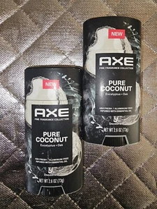 AXE Fine Fragrance Collection Pure Coconut Eucalyptus &Oak Deodorant 2.6oz Lot 2 - Picture 1 of 1