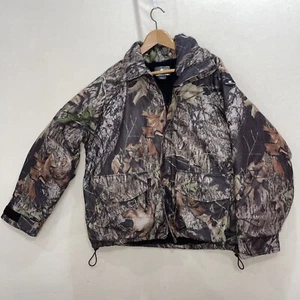 Arctic Shield Mossy Oak Hardwoods Camo Insulated Full Zip Hunting Jacket M - Picture 1 of 13