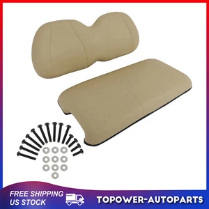 Beige Golf Cart Front Cushion Set Fits Club Car Precedent - Bild 1 von 8