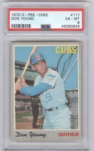 1970 O-Pee-Chee #117 Don Young PSA 6 - Picture 1 of 2