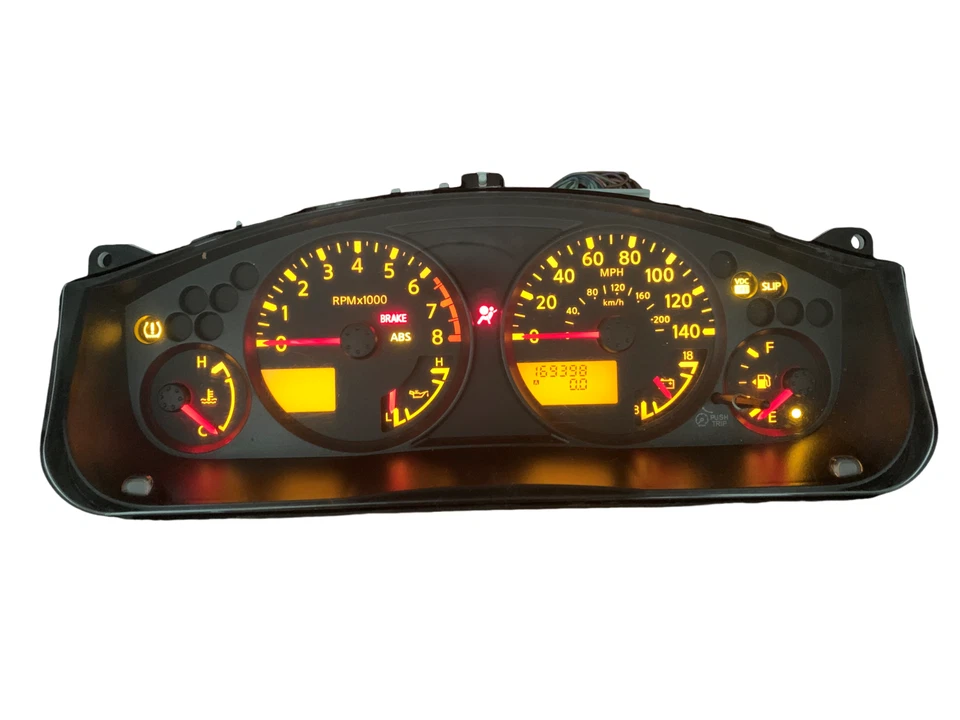 Cuadro de instrumentos velocímetro Nissan Xterra 2007 2008 2009 4x4 169.398 millas Foto 1 de 3