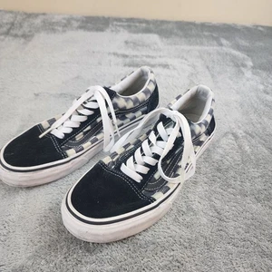 Vans Off The Wall Schnürschuhe schwarz weiß Schachbrettmuster Herren 6 Damen 7,5 - Bild 1 von 5
