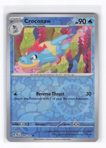 Croconaw (Reverse Holo) SV05: Temporal Forces 040/162 NM - Picture 1 of 2