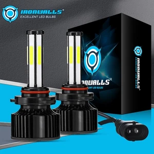 6-sides HB3 9005 LED Headlights High Beam For GMC Sierra 1500 2500 HD 1999-2006 - Picture 1 of 12