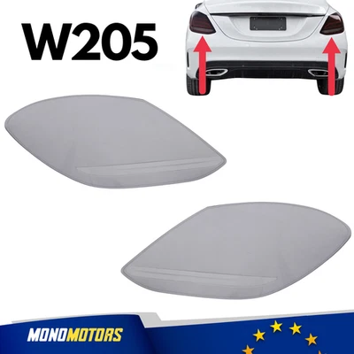 RÜCKLICHT-ABDECKUNGSSATZ LINKS UND RECHTS AUS KUNSTSTOFF FÜR MERCEDES W205 - Bild 1 von 4